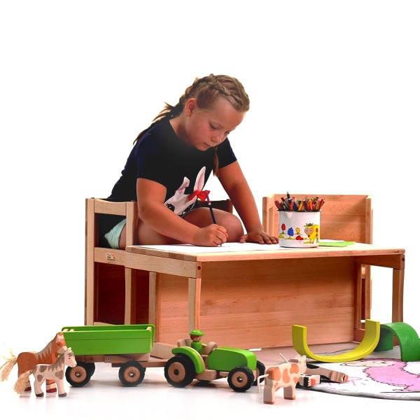 Massivholz-Kinderzimmer-Bank-Moebel-Klima
