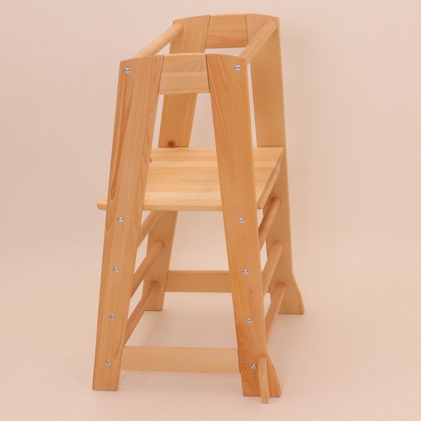 Lernturm auch als Kinderhochstand zum Sitzen