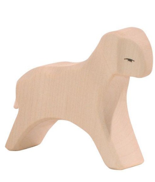 ostheimer-lamm-laufend Weihnachtsgeschenk Holz öko Naturspielzeug pädagogisch wertvolles Spielzeug Montessori Waldorf Holztiger Ostheimer Spielbauernhof