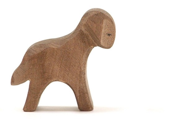 ostheimer-lamm-stehend Weihnachtsgeschenk Holz öko Naturspielzeug pädagogisch wertvolles Spielzeug Montessori Waldorf Holztiger Ostheimer Spielbauernhof