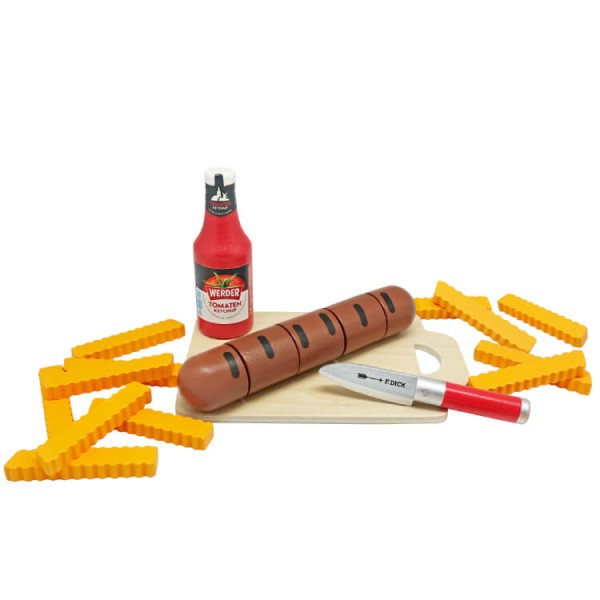 Spielküche Set mit Messer und Schneidebrett