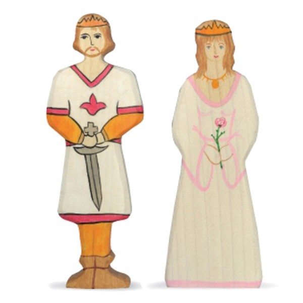 Prinz Prinzessin Set - Ritterburg Figuren