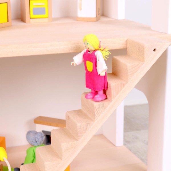 Holztreppe für Puppenhaus Elsa