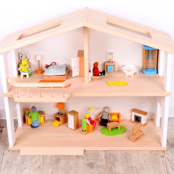 Puppenmöbel Set - 4er Set Wohnen