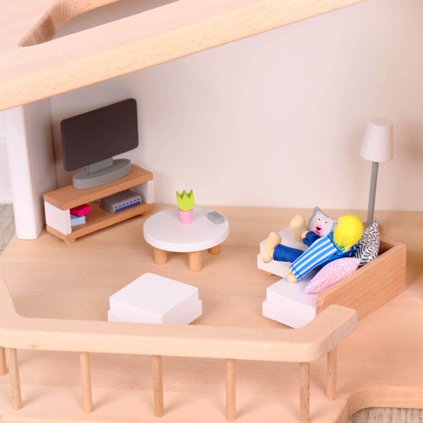 Puppenmöbel Set - Wohnzimmer