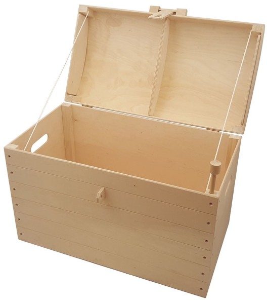 Holz-Schatzkiste | Kinder-Truhe | Piratentruhe