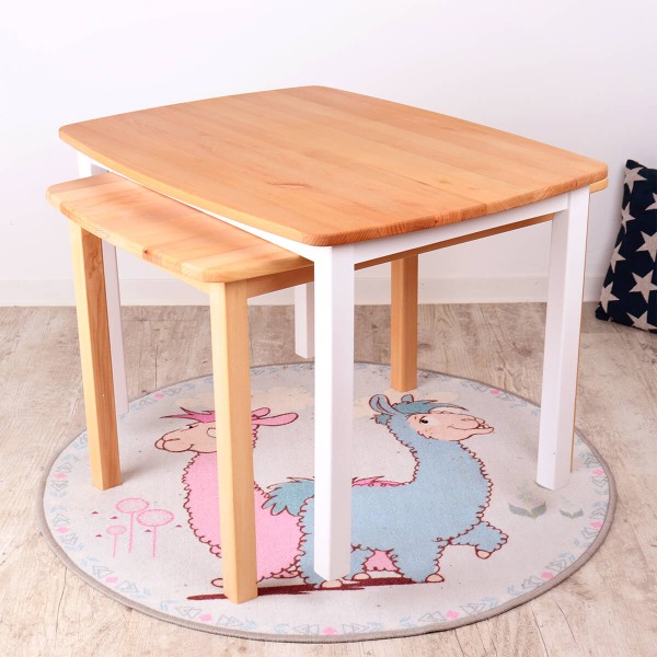 Kindersitzgruppe groß weiß - Stühle & Tische stapelbar