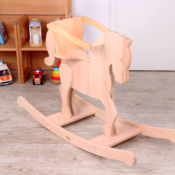 Schaukelpferd mit Sitzhalterung