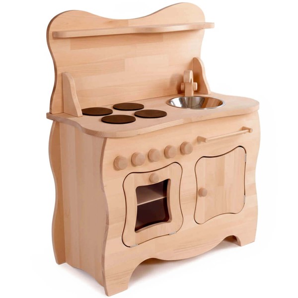 Spielküche ab 1 Jahr Holz natur Schneewittchen Edition