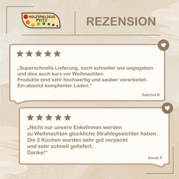 Was unsere Kunden über die Kinder Küche Däumelinchen weiß sagen.