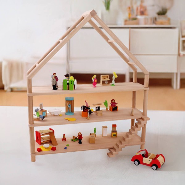 Spielregal für Kinder - Puppenspielzeug