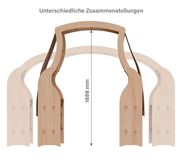 Spielständer Mia Kombinationsmöglichkeiten