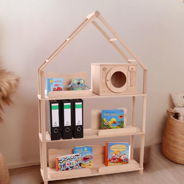 Standregal aus Holz - Hell und Schmal
