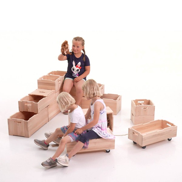 Stapelbox für Kinder mit Deckel