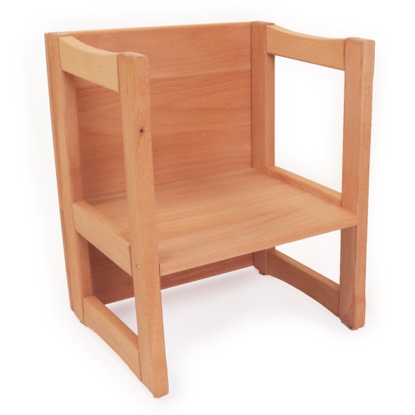 Kinder-Stapelstuhl - Bio-Holzmöbel – Kinderzimmermöbel – Massivholz – Kindergartenmöbel – Kindergarten-Stuhl