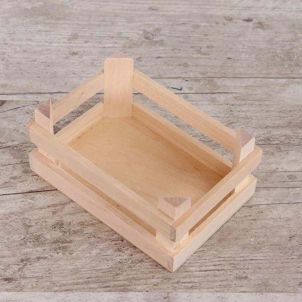 Holzkiste aus Vollholz - Draufsicht