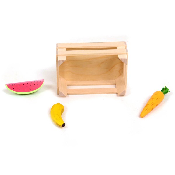 Obst Stiegen für Obst wie Bananen und Melonen