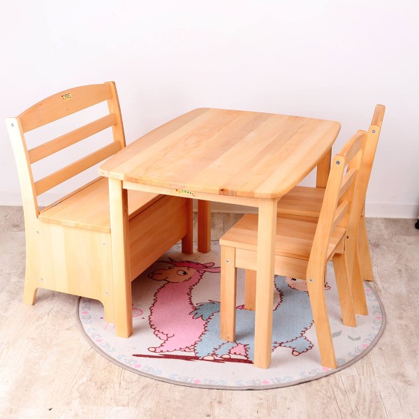 Kinder Truhenbank aus Vollholz