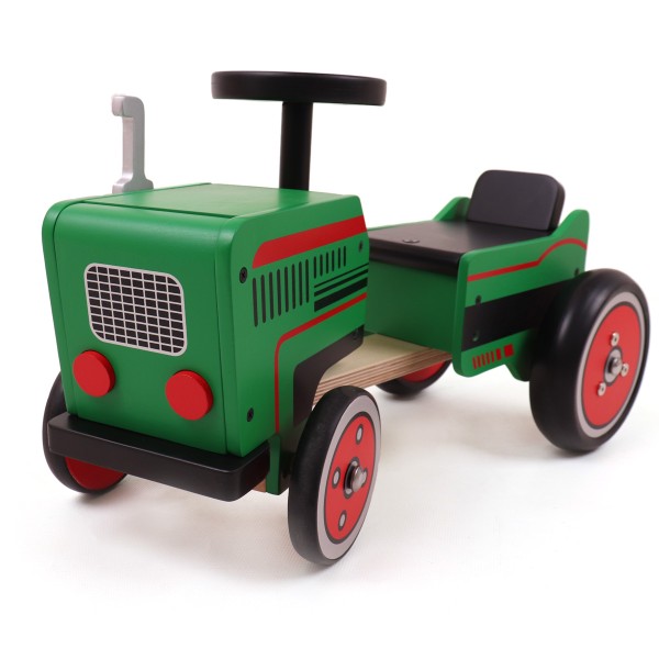 Traktor Rutscher aus Holz für Kinder