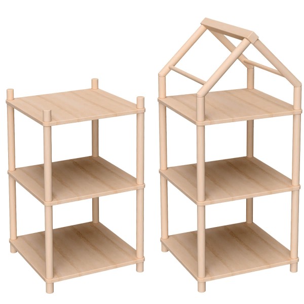 Regal Quadratisch 50 x 50 hoch