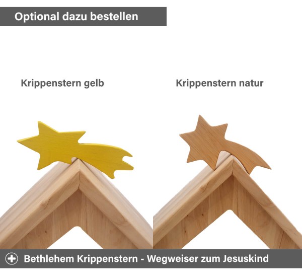 Weihnachtskrippe Sterne dazu kaufen