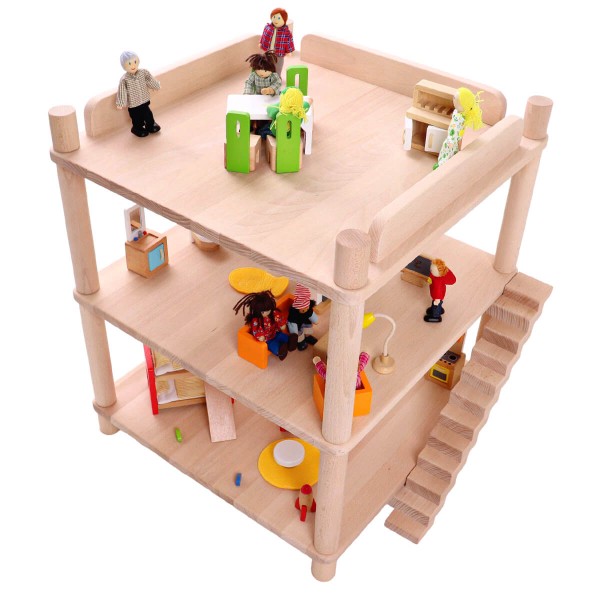 Wickelkommode für Puppen oder als Spiel-Puppenhaus
