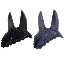 Fliegenhaube Mütze - 2 unterschiedliche Varianten - schwarz und blau