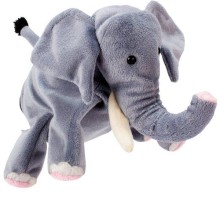 Handpuppe Elefant 5-Finger-Kaspertheater-Figur Kleinkind-Spielzeug
