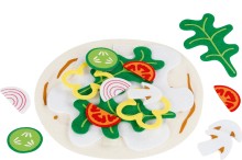 kinder-spielzeug-wrap mit salatosauce