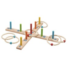 ringwurfspiel mit 5 ringen