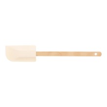 Kinder-Holz-Schaber, Holzgriff, Jogurtschaber, Yogurt, Yoghurt, Joghurtschaber, Verteiler, Teigspatel, Gummihund, Schlesinger Kutterschaber, Gummilöffel, Spielzeugschaber