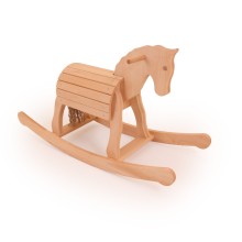 Schaukelpferd aus Holz Kinder-Schaukelpferd Voltipferd Voltibock