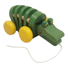 Nachzieh-Krokodil Schnappi | Nachzieh-Tier aus Holz | RS 169