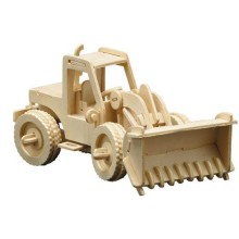 Holzbausatz Radlader Fahrzeug-Bastel-Set PB 8563-6