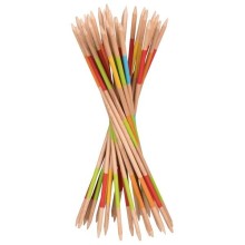 Riesen Mikado Gesellschaftsspiel Geburtstag Mitbringsel Holz farbenfroh öko bio