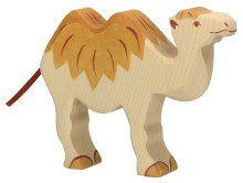 Spiel-Kamel-braun Weihnachtsgeschenk Holz öko Naturspielzeug pädagogisch wertvolles Spielzeug Montessori Waldorf Holztiger Ostheimer Spielbauernhof