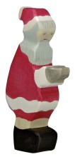 Holztiger-Weihnachtsmann Holz-Krippenfigur Weihnachts-Krippen-Figur HT 80318