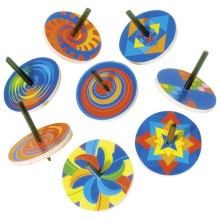 Bunter Kreisel-Kleinkind-Baby-Gesuldspiel-Gesellschaft-bio-öko
