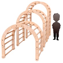 Flexi Kletterbogen Wippe Balu aus Vollholz