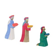 Krippenfiguren Set Heilige Drei Könige, Modell 2 | Holztiger | Weihnachtskrippen