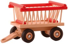 Holzspielzeug Ostheimer Heuwagen 5560045 Anhaenger fuer Traktor Pferd