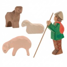 Hirte mit Schafherde Set