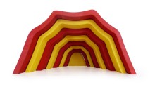 Ausziehbares Holz-zirkus-zelt-kinder-Bauklötze-Puzzle