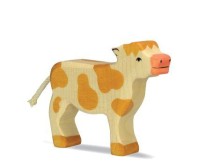 Holzspielzeug Kaelbchen Holztiger 80.012 Kalb Tier fuer Kinderbauernhof
