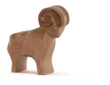 ostheimer-schafbock-braun Weihnachtsgeschenk Holz öko Naturspielzeug pädagogisch wertvolles Spielzeug Montessori Waldorf Holztiger Ostheimer Spielbauernhof