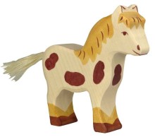 Holzspielzeug Pony Pferd Holztiger 80.044 Tier fuer Holzbauernhof