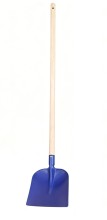 Kinderschaufel blau Form | Metall-Sand-Schaufel groß | Sandkasten-Schüppe