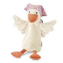 Gans von Sterntaler Handpuppe Theaterpuppe Fingerpuppe